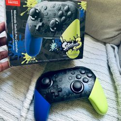 Authentic Splatoon 3 Nintendo Switch Pro Controller 