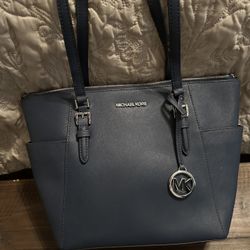 MK Navy Blue Purse 