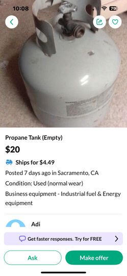Propane Tank I Have Two