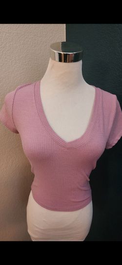 Lavender crop top in size S