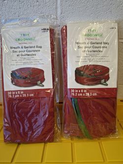 NEW CHRISTMAS GARLAND/WREATH  STORAGE 