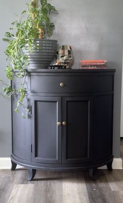 Vintage Demilune Cabinet
