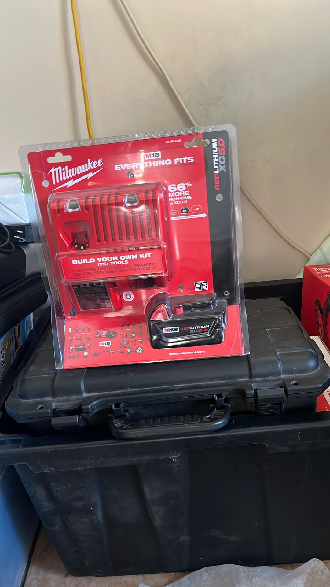 Milwaukee brand new battery and charger