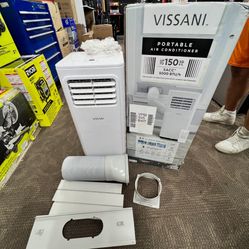  AIR CONDITIONER, HOUSEHOLD VISSANI 5000 BTU PORTABLE AC IN BOX USED VPMS06BWT