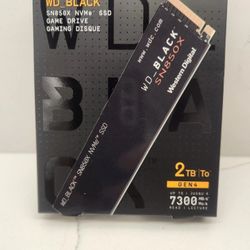 WD Black SN850X 2TB NVMe SSD - Fast PCIe 4.0 Gaming Drive