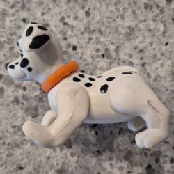 Vintage Disney 101 Dalmations Mcdonalds Toy Character Puppy Dog Orange Collar