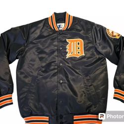 Detroit Tiger Starter Jacket W/Tiger Stadium Patch
