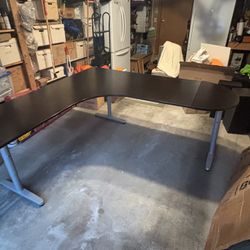 Black Ikea Corner Desk
