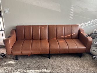 Leather couch