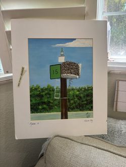 Marker 15 print signed by artist Glenn Lahti 