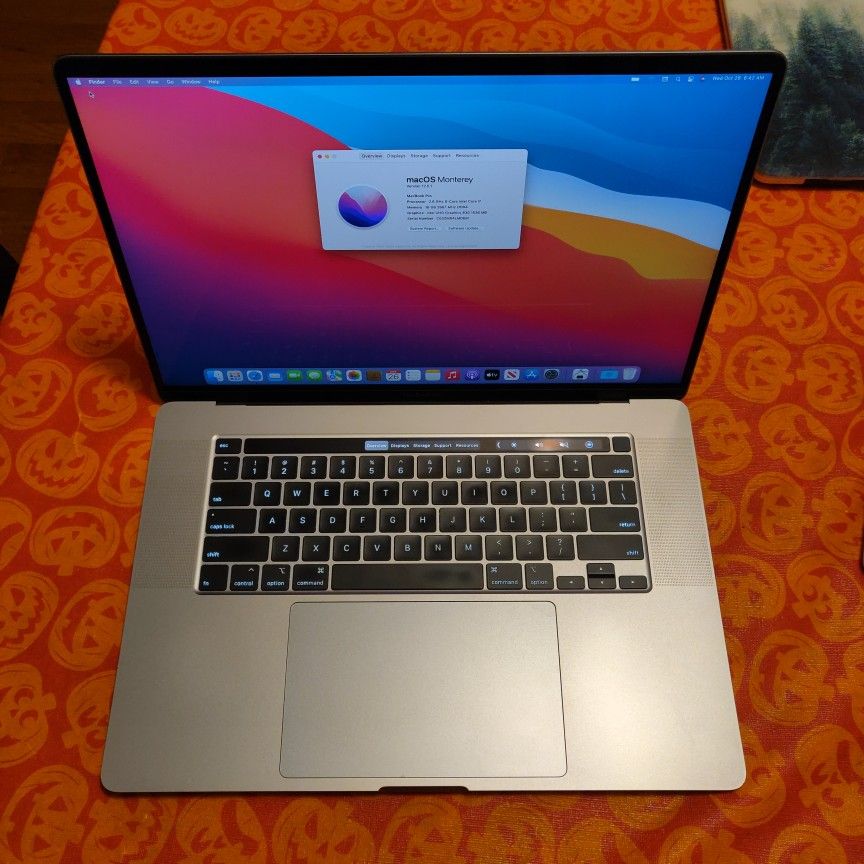 2019 MacBook Pro 16" i7 2.6GHz 6-Core $740 for Sale in Montclair, CA ...