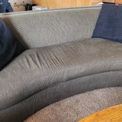 Couch and 360 Swivel Rocker Chair