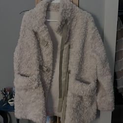 Cute fluffy jacket