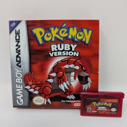 Pokémon Ruby Gameboy Advance (Read)
