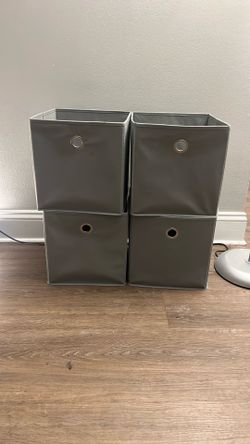 4 Storage Boxes 