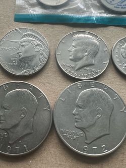 Coin Collection  – Includes Sealed 1968 Mint Pack & Large Dollars