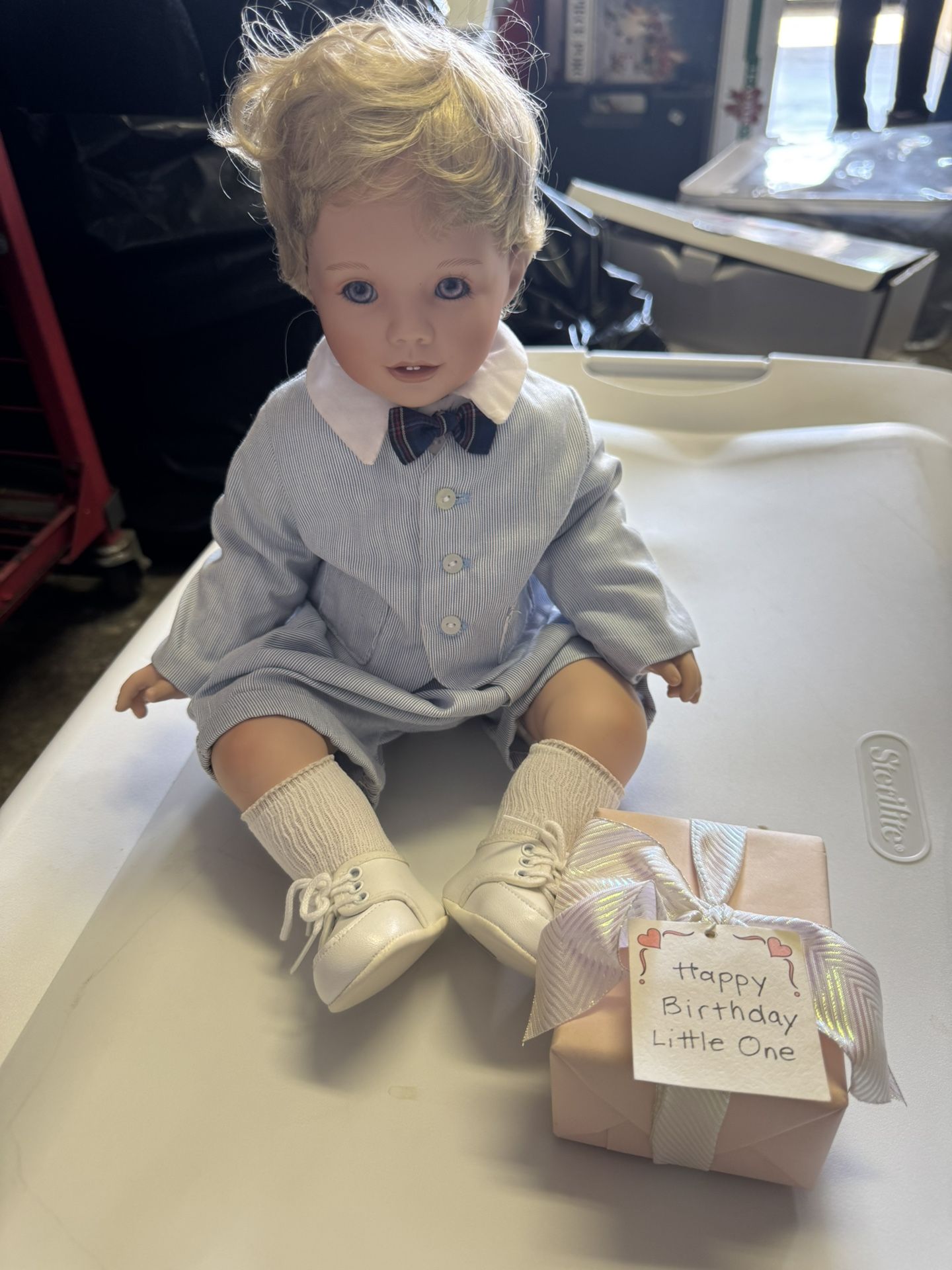 17” Little Gentleman Porcelain Birthday Boy