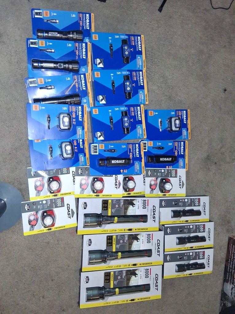 FLASHLIGHTS KOBALT & COAST 