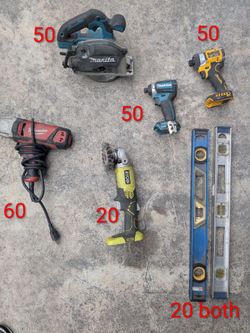 Tools dewalt makita Milwaukee