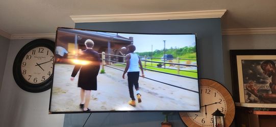 Flat screen t v samsung