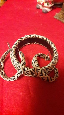 Earrings and Bangle Bracelet for $5