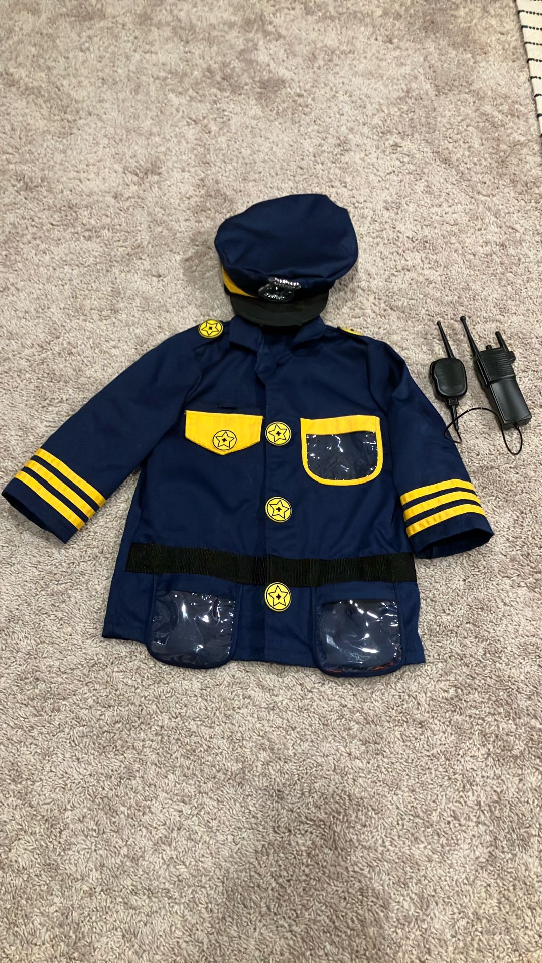 Police Costume Kids Preschool