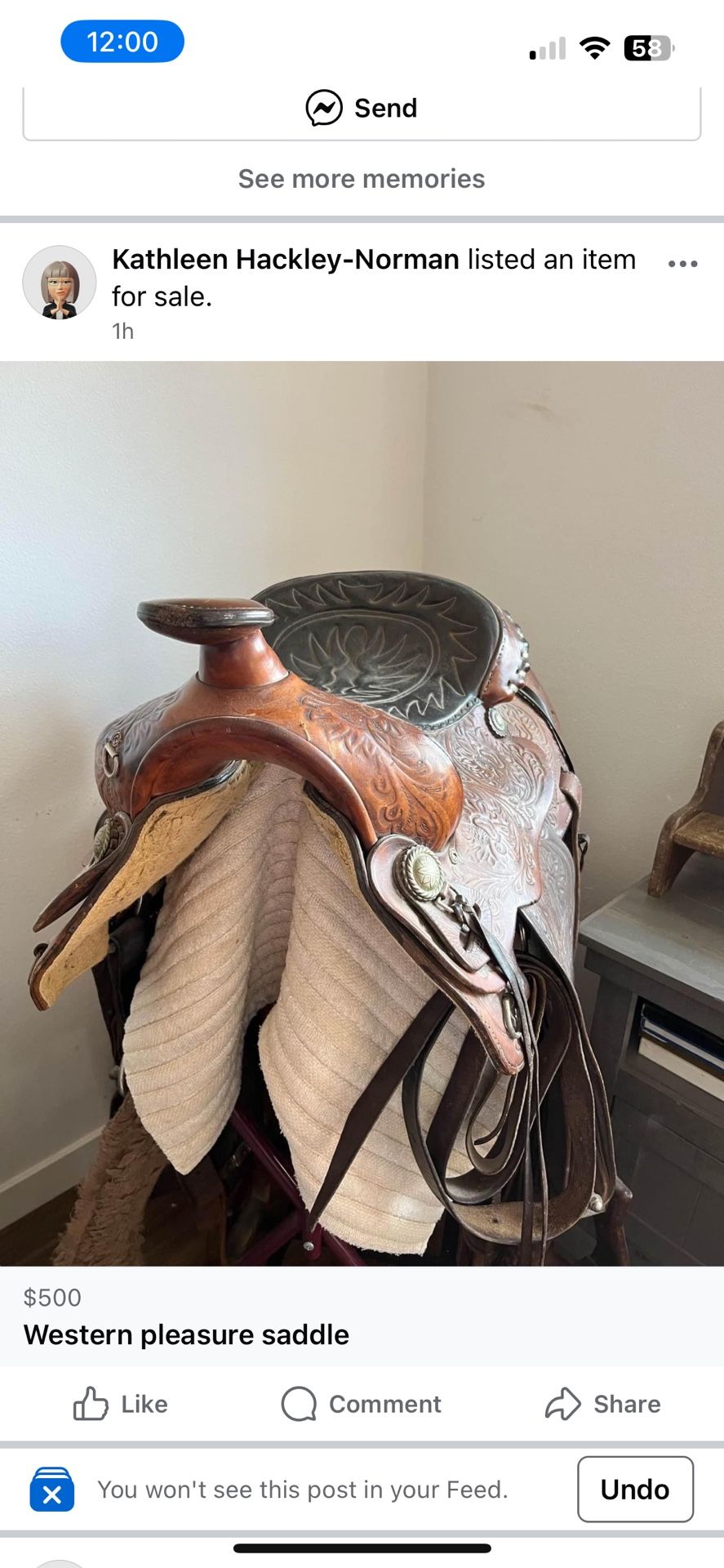 Western Pleasure Saddle SERIOUS BUYERS ONLY