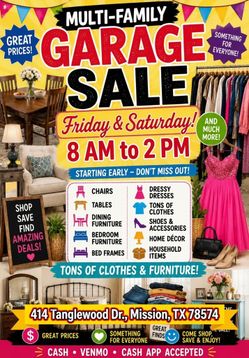 Multi garage sale!