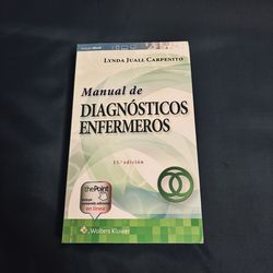 Manual de Diagnósticos Enfermeros – 15ª Edición By Lynda Juall Carpenito