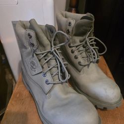 Timberland Men Green A7798 6 Inch Leather Waterproof Field Boots Size 11