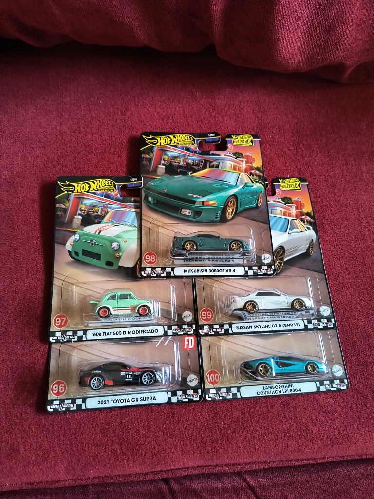 Hot Wheels Blvd Set 96-100