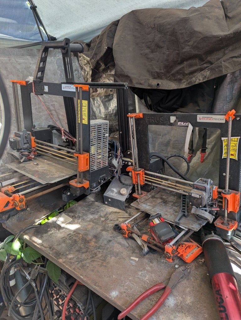 3D Printers All Need Minor Work Two Prusas, Cr-10s , Ender 3 And A Tevo Tornado