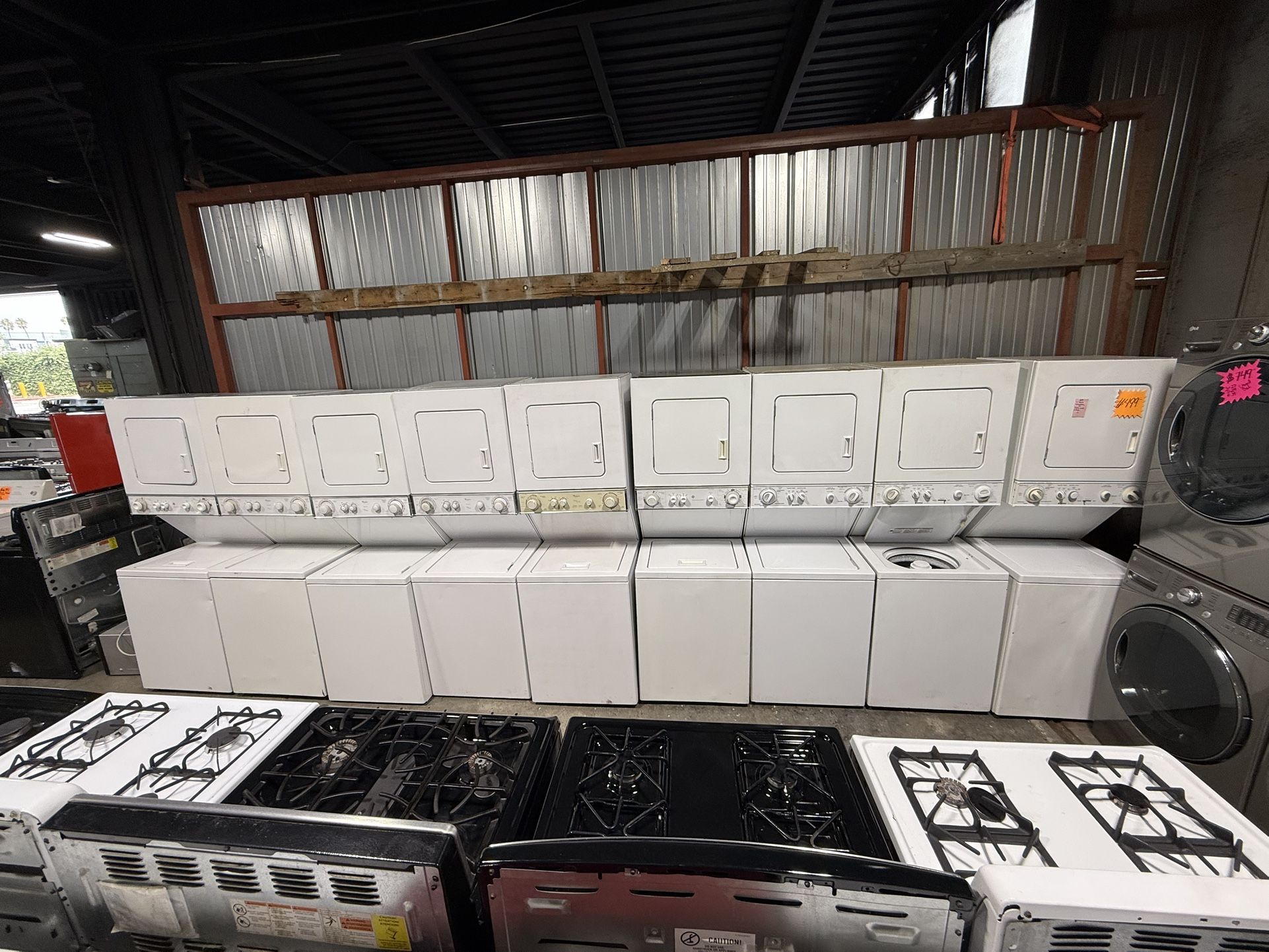 Whirlpool Kenmore gas stackable 24 inches available gas and electric