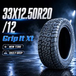 🔥 33X12.50R20 /12 Grip It Xt Tires 🔥