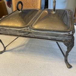 vintage chafing /serving dish