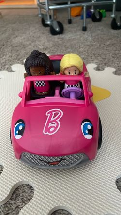 Fisher-Price Little People Barbie Car with Figures