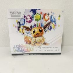 Pokemon Center Prismatic Evolutions Elite Trainer Box