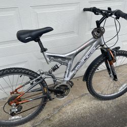 Vertical 24" Bike, Vertical VEX 240 Aluminum Dual Suspension Mountain Bike