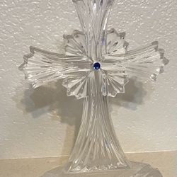 Glass Cross 9” Tall, $5