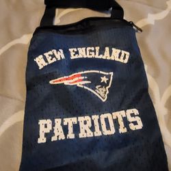 New NFL New England Patriots Jersey Purse  w Zipper 