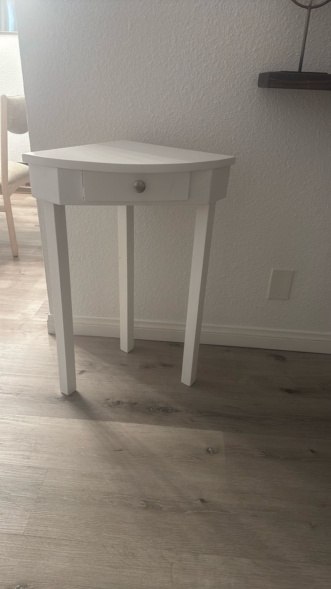 Corner Table With Drawer