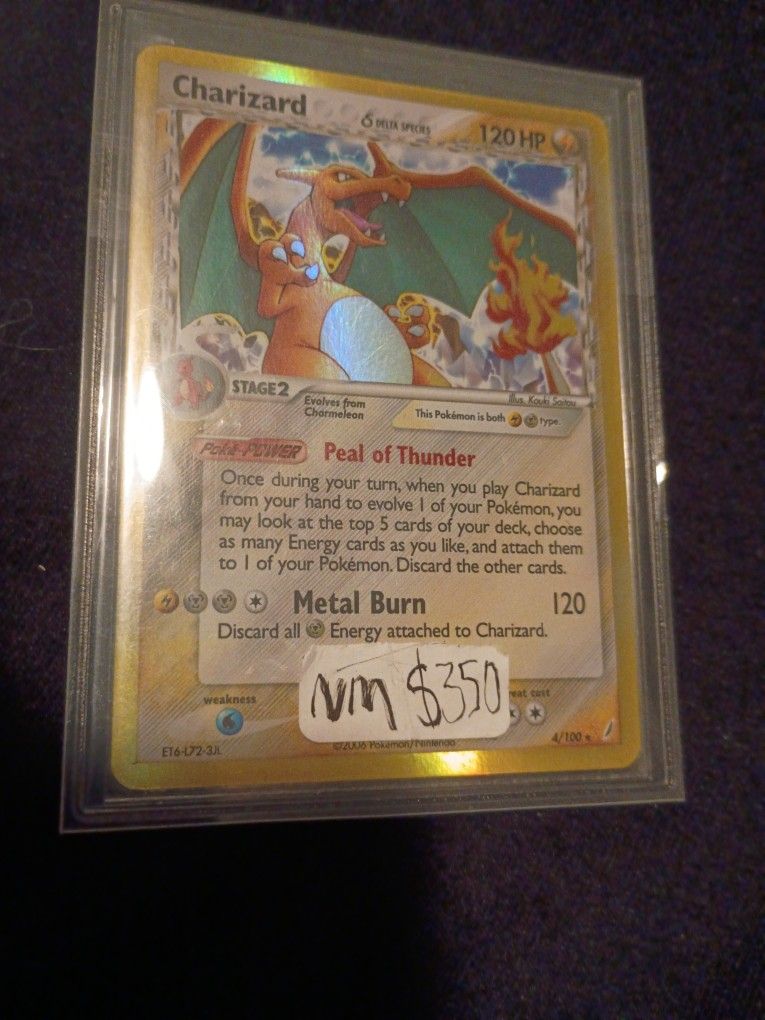 Nm Delta Charizard Pokemon Card Very Rare And Popular