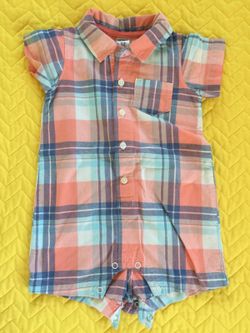 Baby Boys Short Sleeve Romper size 12 Months Garage Sale