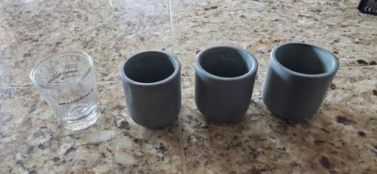 Stone shot glasses