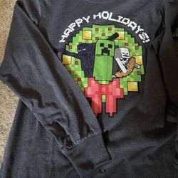 Nwt  New Long Sleeve Minecraft Shirt XL