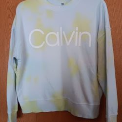 Women's Size Large,  Calvin Klein Crew Neck Sweatshirt 