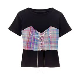 False Twopiece Short Sleeve T-shirt