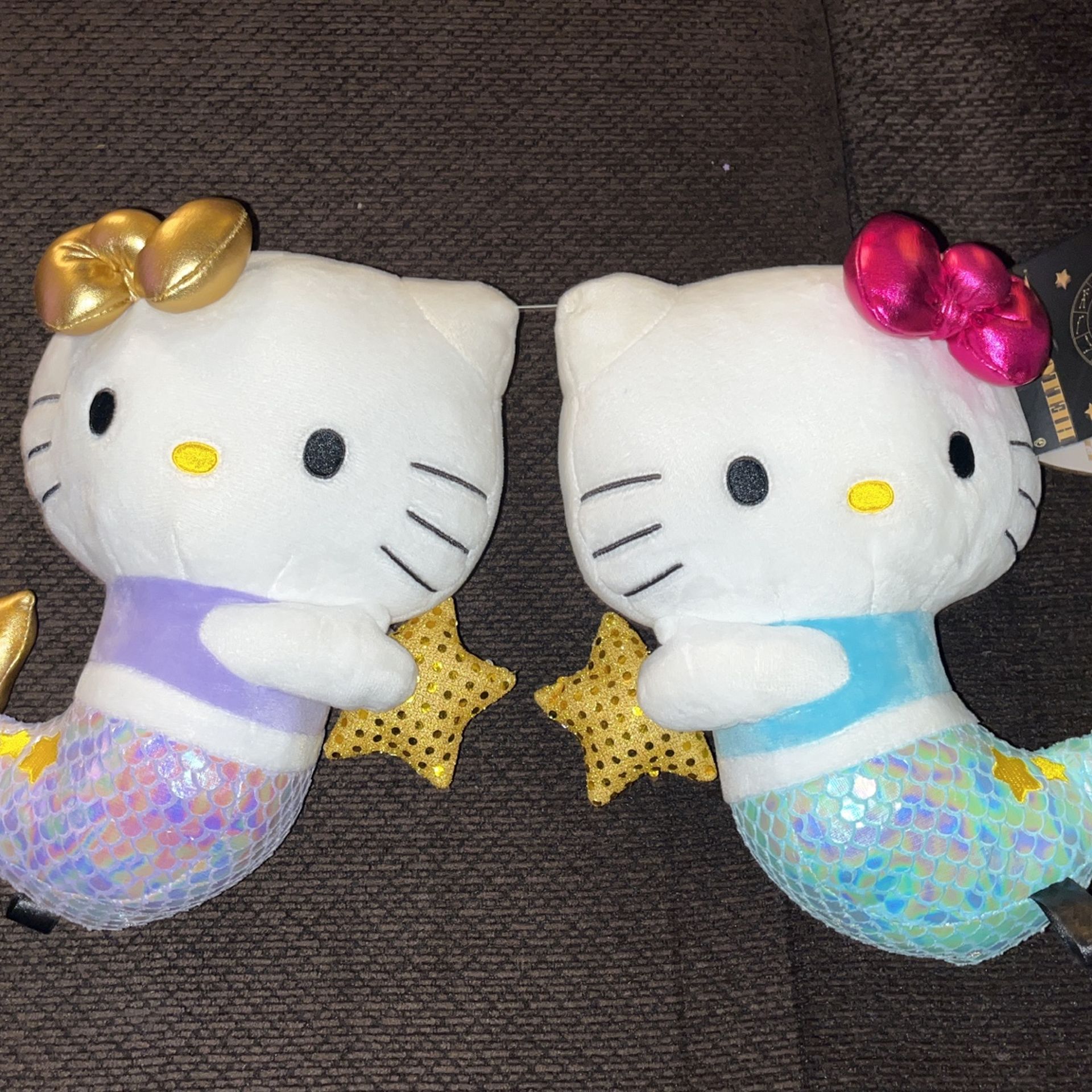Hello Kitty Pisces Zodiac Plushies