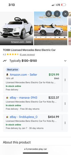 Mercedes Toy Jeep