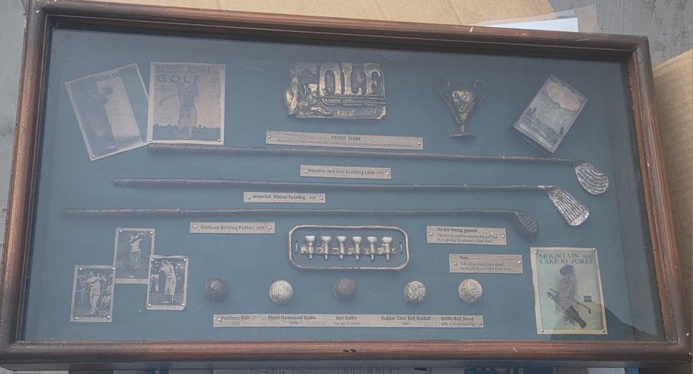 Vintage golf display